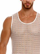 Tanktop für Herren, Stricknetz